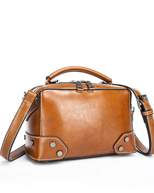 2024 New Design Women Leisure Genuine Leather Small Handbag