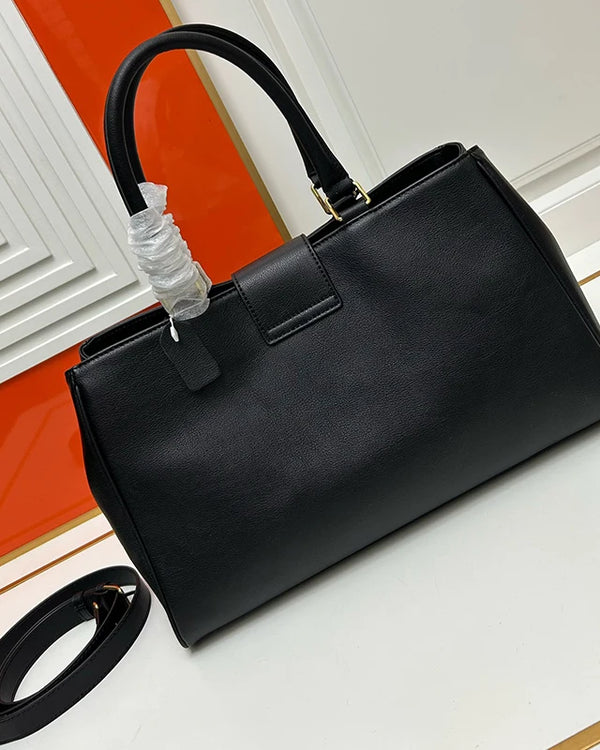 Autumn Winter Trend Leather Handbag for Women Classic Retro Large Capacity Commuter Tote Bag Fashion Casual Shopping Bags
