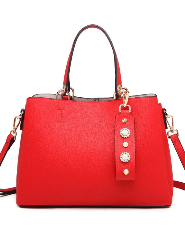 212 Real Leather Women OL Business Handbag Office Document Shoulder Bags