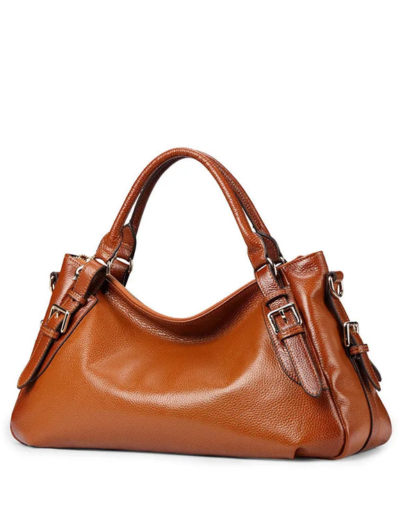 Classic Women Genuine Leather Handbag Totes High Quality