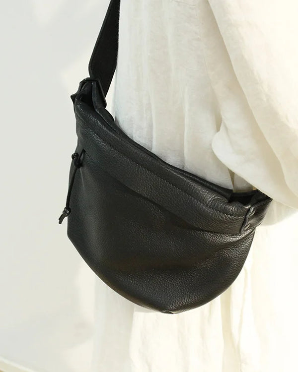 Genuine Leather Women Crossbody Bag Soft Casual Belt Bags