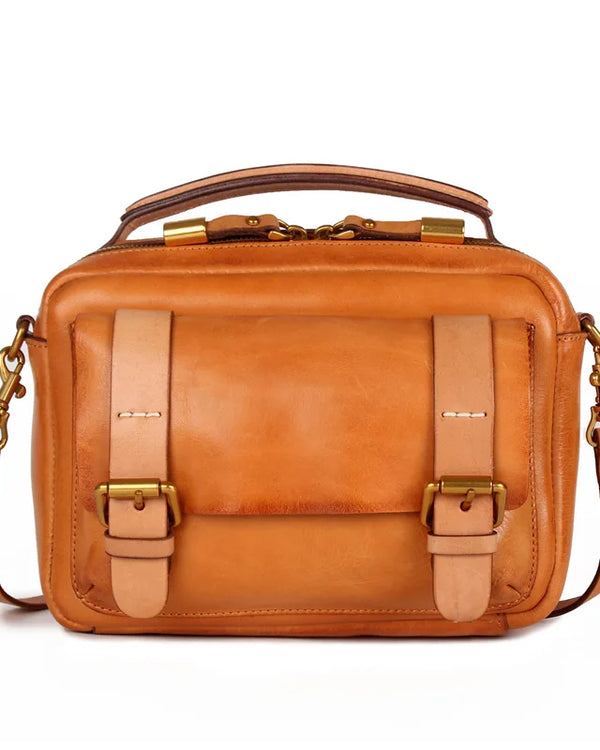 Genuine Leather Women Messenger Bag Flap Cover Handbag High Quality